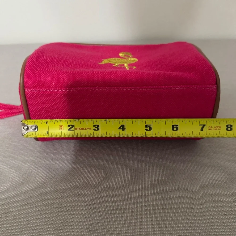 Spartina Cosmetic Bag Pink/Gold Pelican